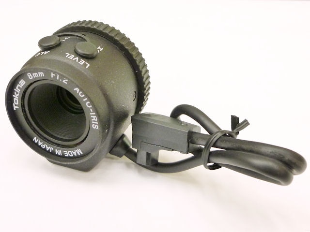 f8mm/F1.2 固定焦点 自動アイリス(AI)レンズ