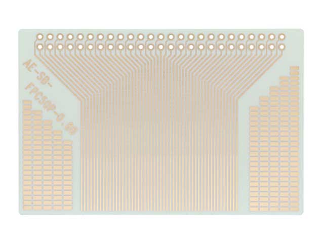 超薄型ピッチ変換基板 FPC50P 0.8mmピッチ