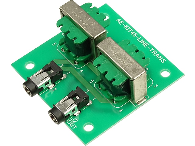 ST-32使用 ヘッドホン出力⇔ライン入力 昇圧トランスキット