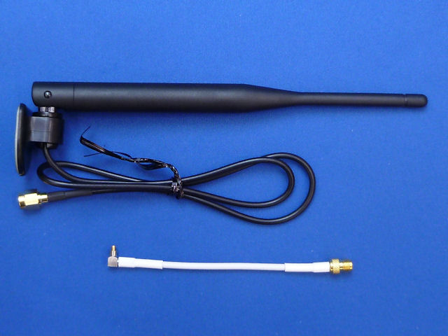 2.4GHz 無指向性無線LANアンテナ (19cm) 両面テープ付き RPSMA