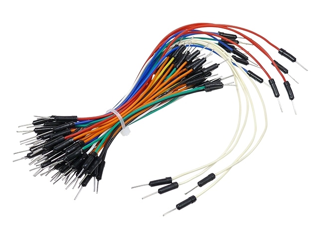 ブレッドボード・ジャンパーワイヤセット(60本以上)