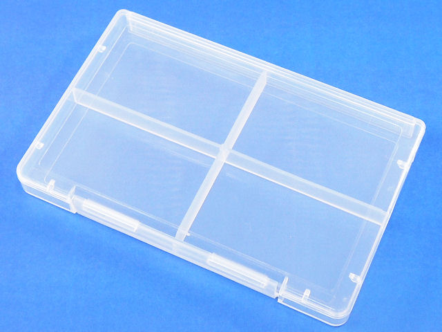 プラスチック小物ケース 4分割