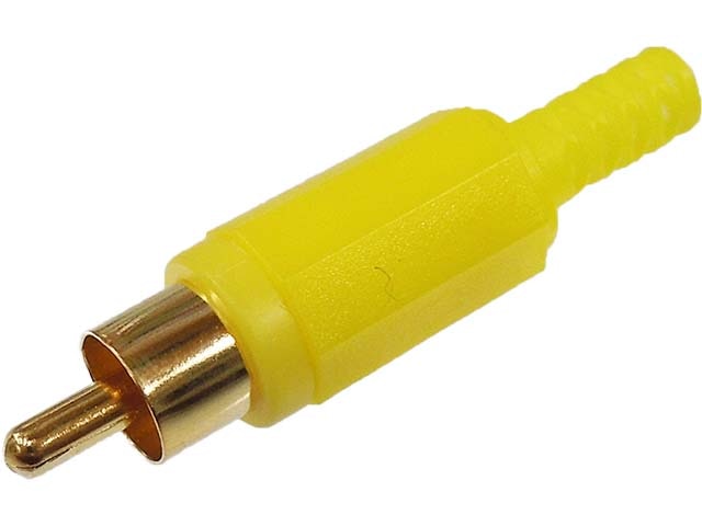 RCAプラグ 黄色 RP-1580G/Y