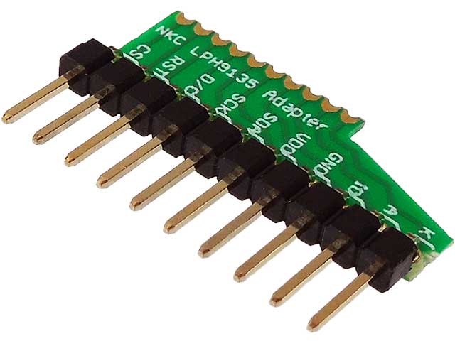 1.35mm-2.54mmピッチ変換基板（金フラッシュ）