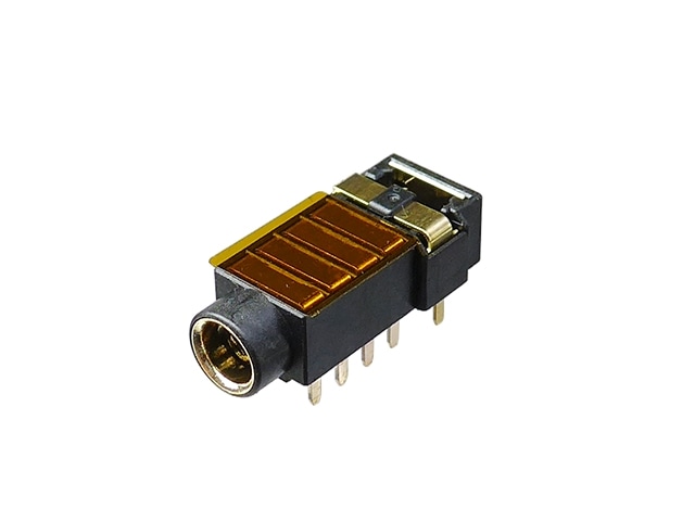 4.4mm5極バランス接続ジャック 基板取付用 NBA1-24-001