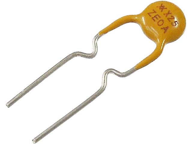 ポリスイッチ 0.25A (トリップ電流: 0.5A, 耐圧: 60V)