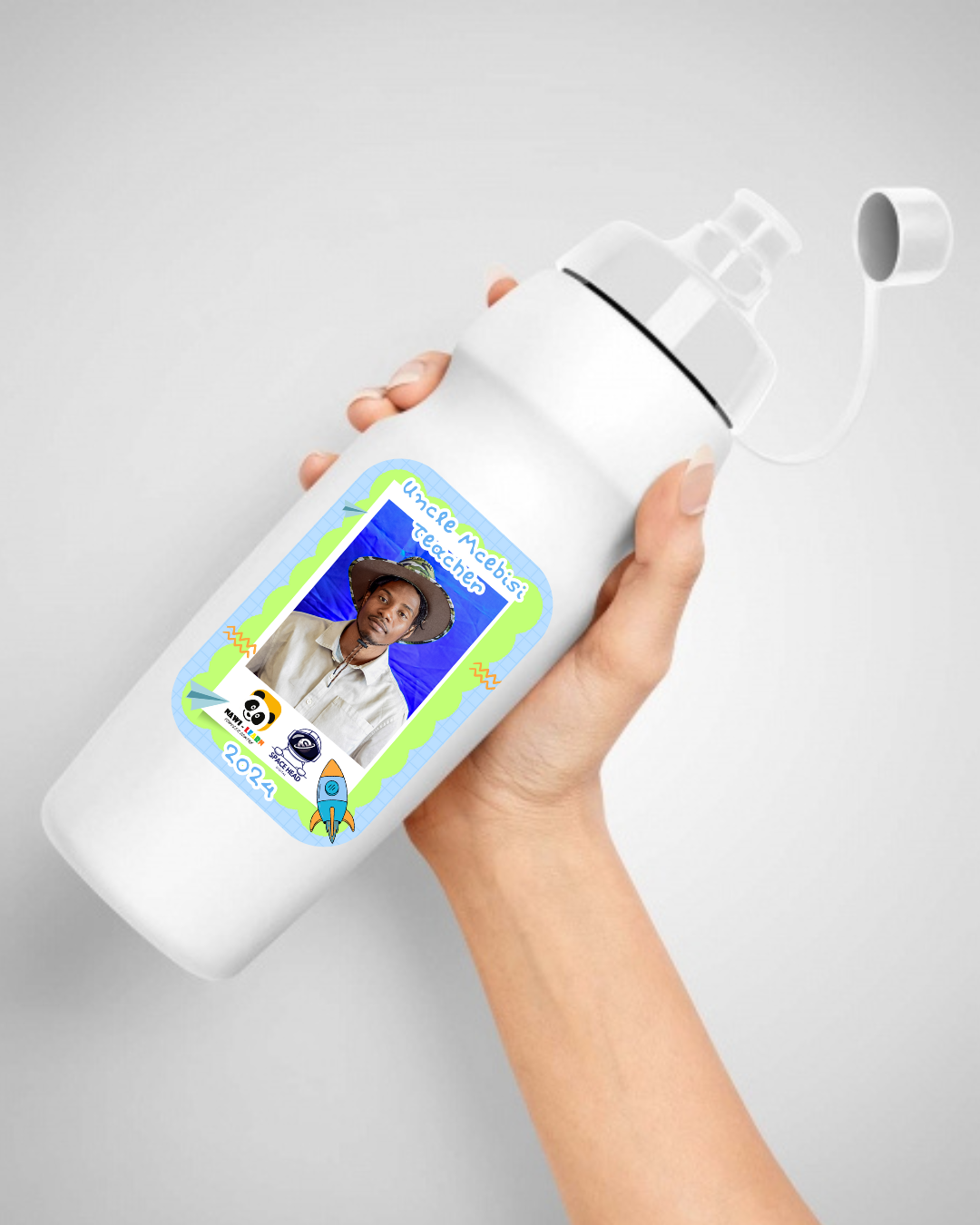 Portfolio image of Personalized Water Bottle for Nawi Learn Toddler Center
