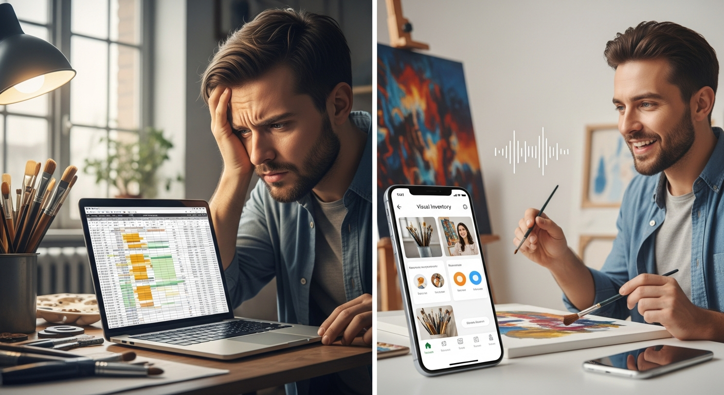 Illustrative image for Stop Losing Studio Tools: Voice-First Inventory Management