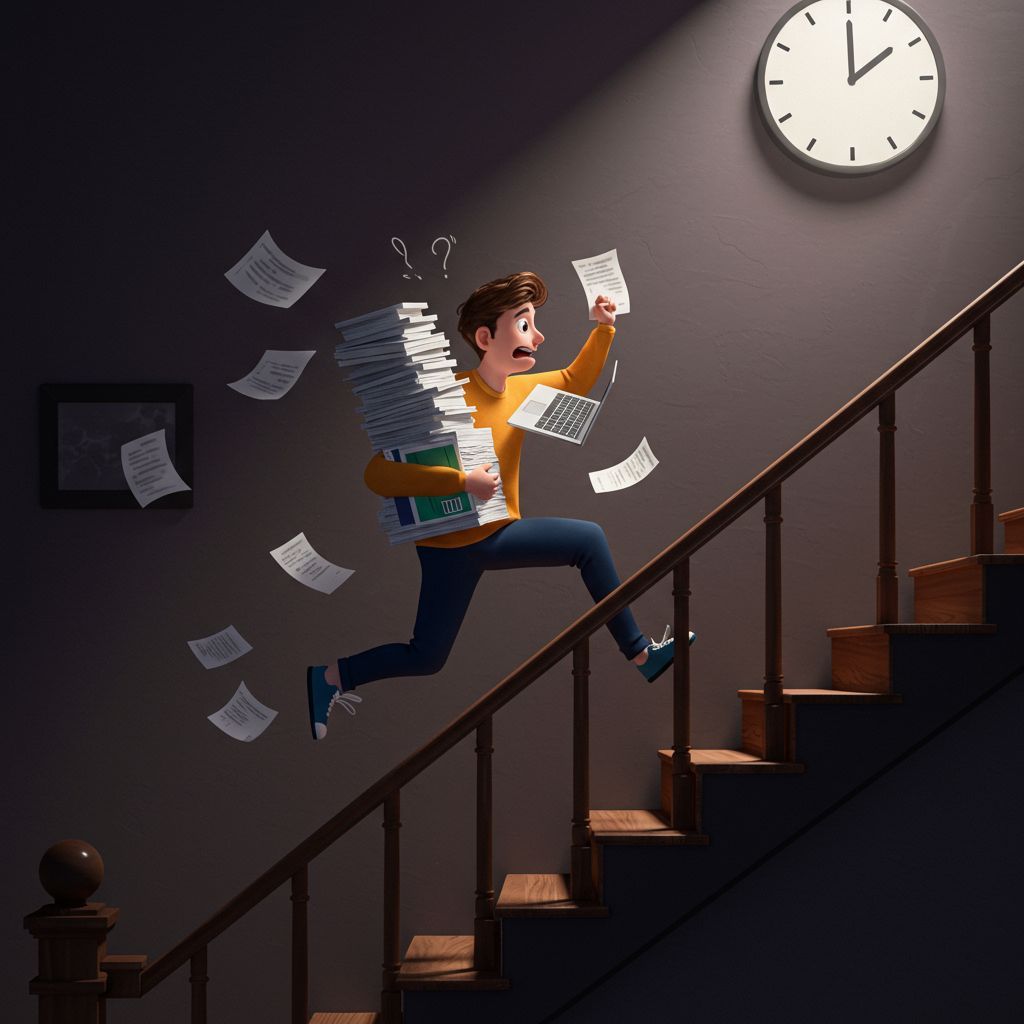 a última hora