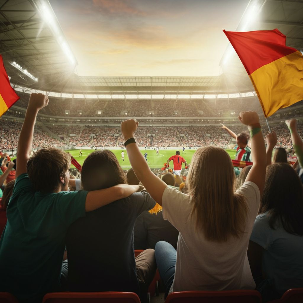 asistir a eventos deportivos
