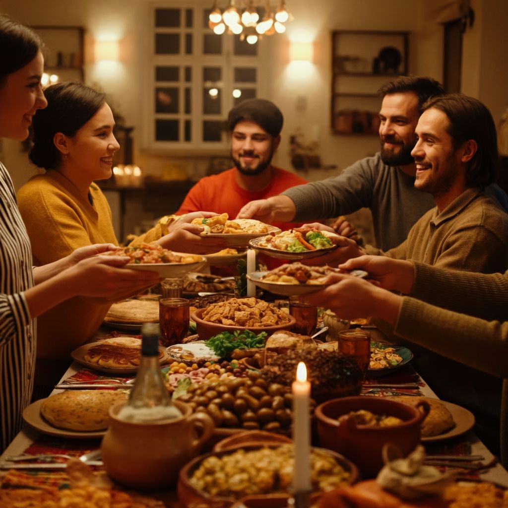 compartir comidas típicas