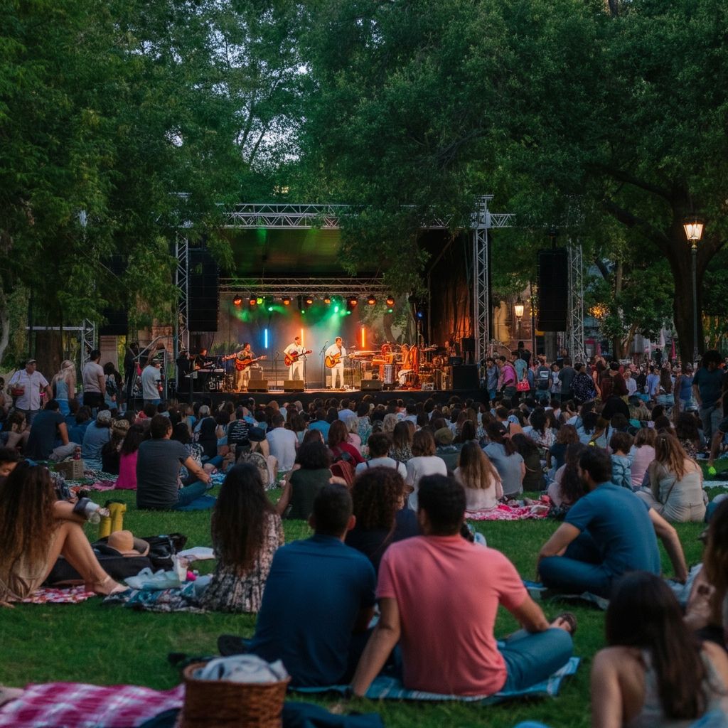 concierto al aire libre