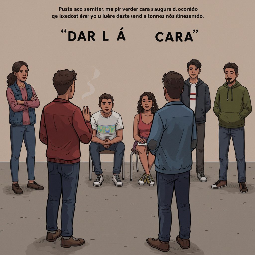 dar la cara