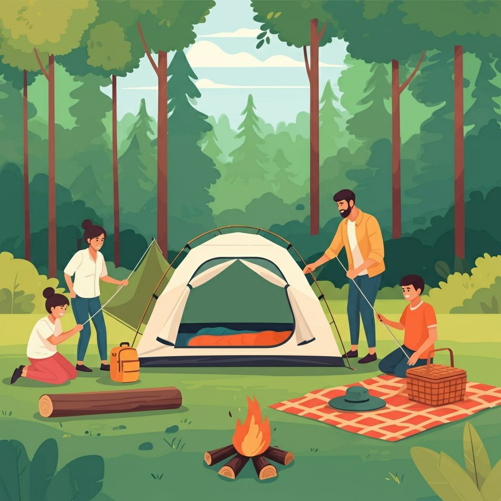 ir de acampada
