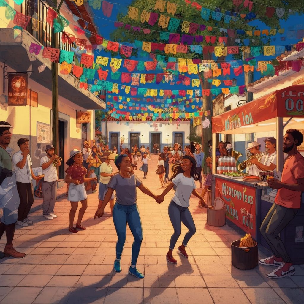 las calles son muy animadas