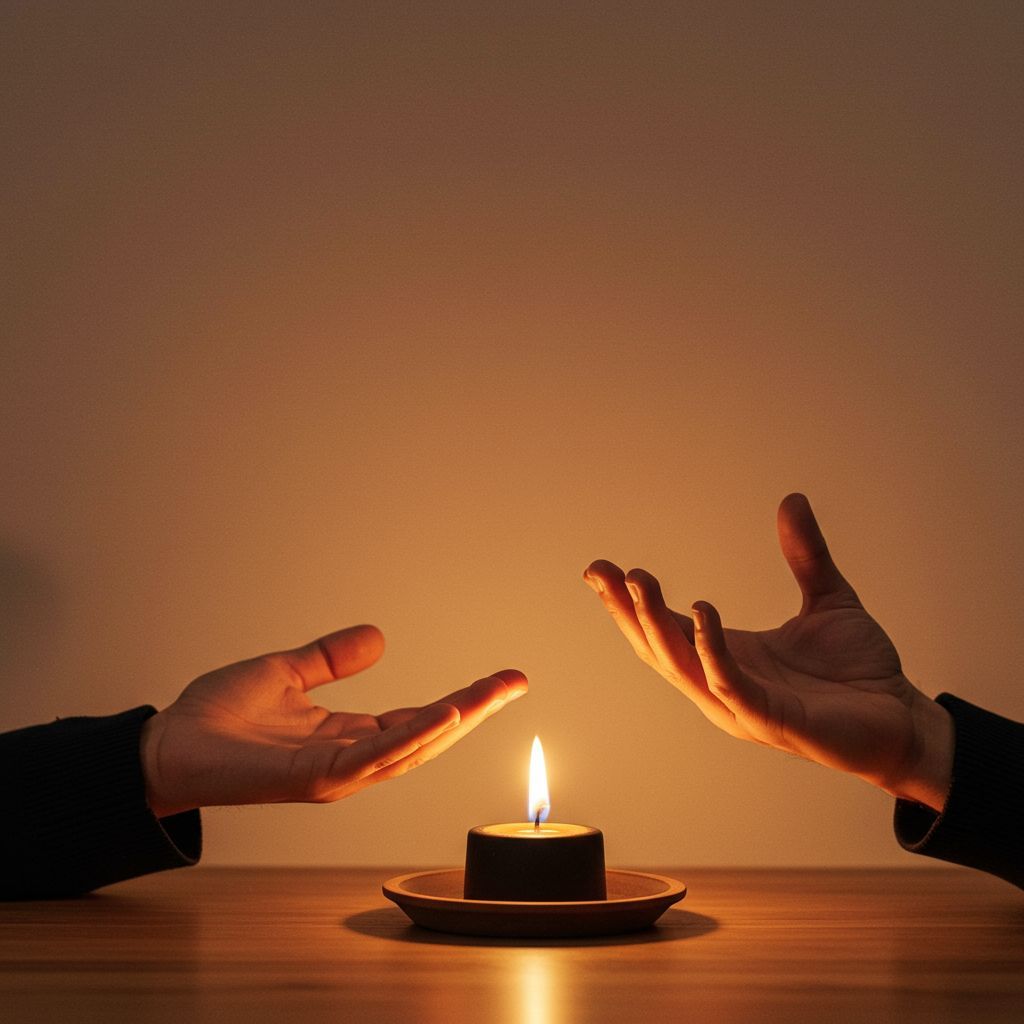meter la mano en el fuego