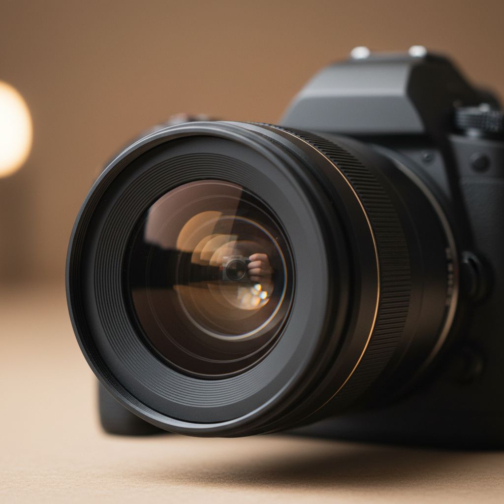 objetivo de la cámara