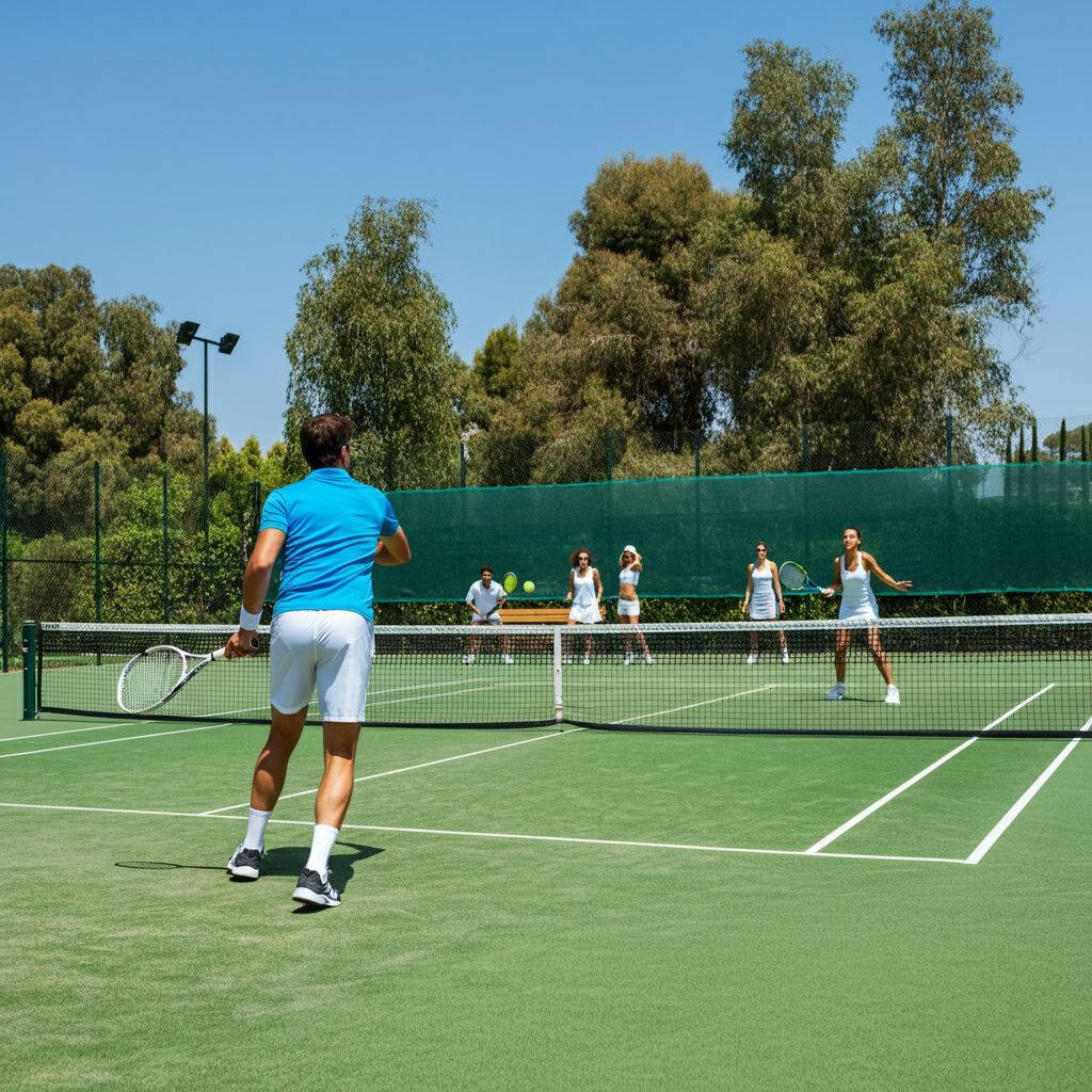 partido de tenis