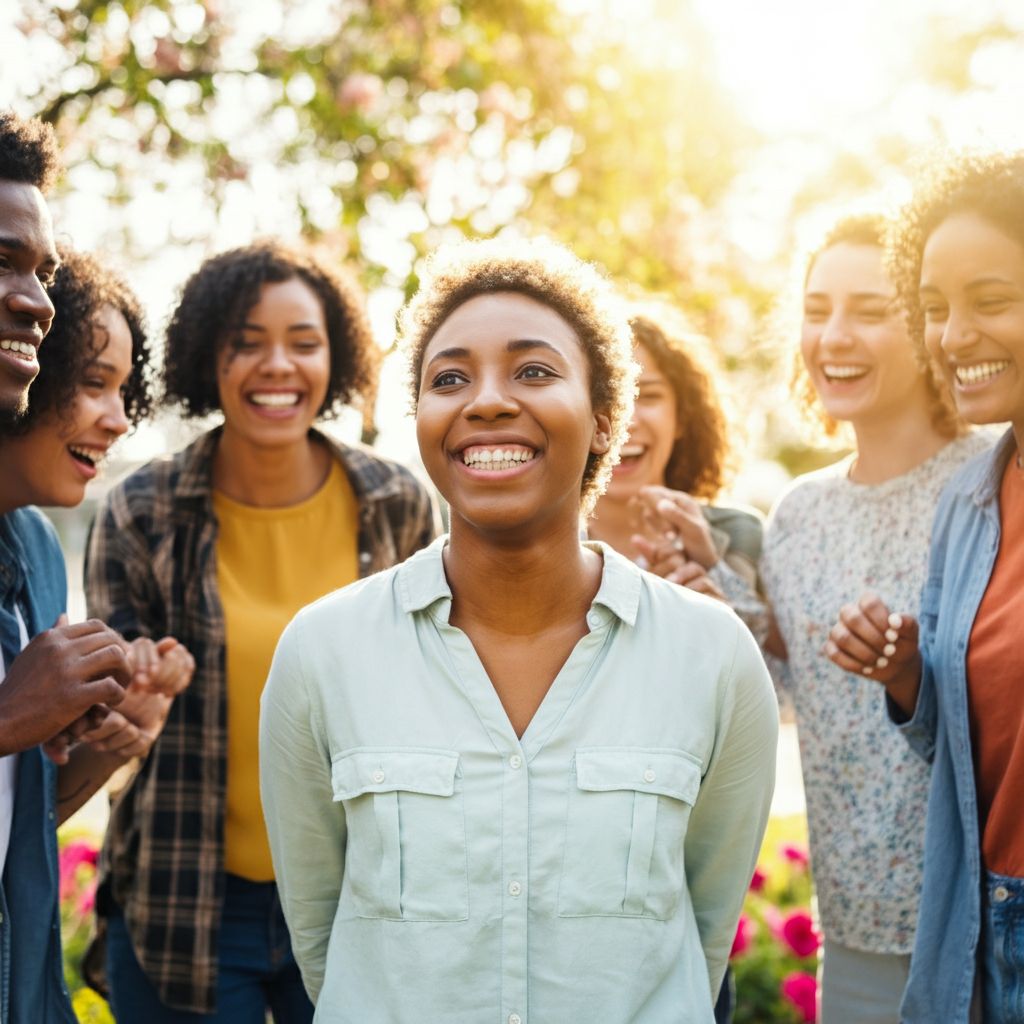 tener una sonrisa contagiosa