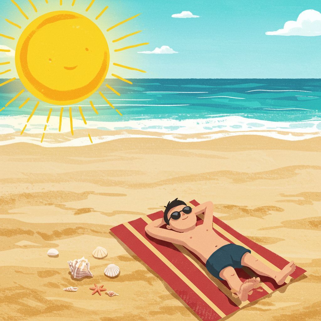 tomar el sol