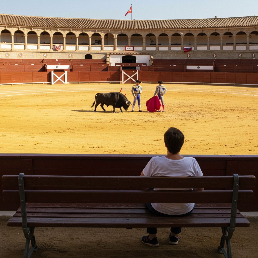 ver los toros desde la barrera
