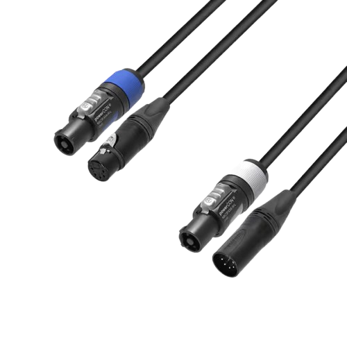 CABLE HYBRIDE 3M POWERCON/DMX