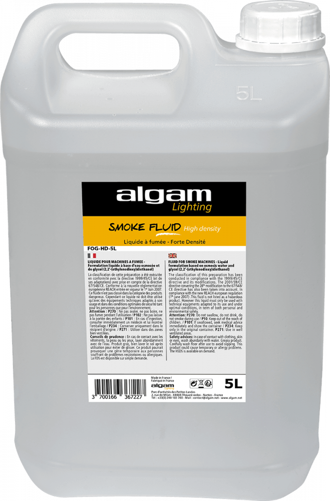 Liquide Geyser, Fumée Verticale (ALGAM FOG-QD-5L)