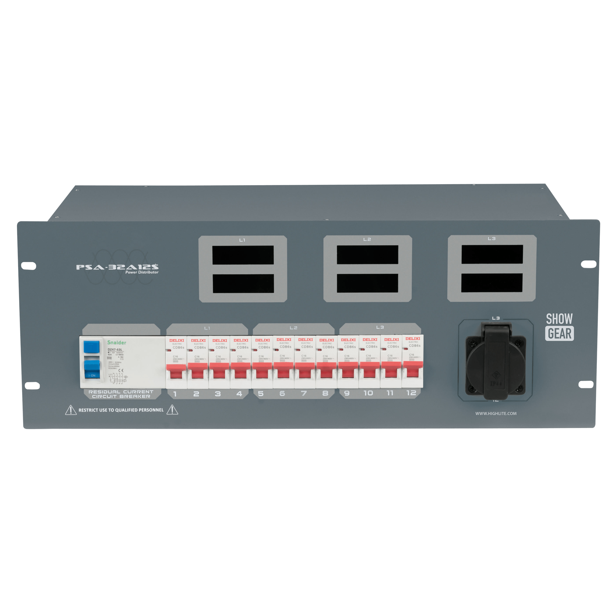 DISTRIBUTION 32A - 12 PRISES 16A