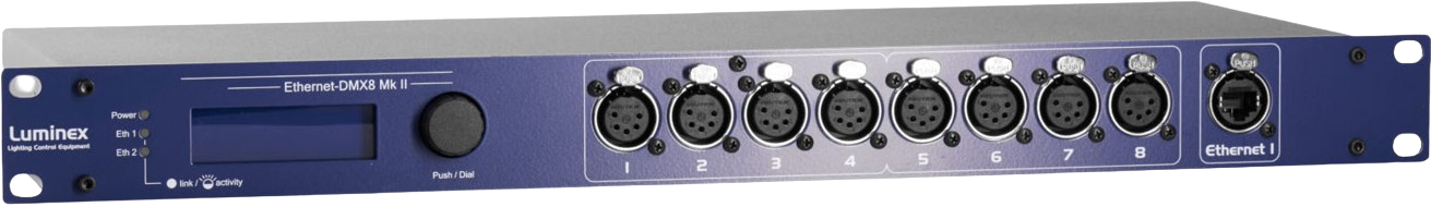NODE Luminex DMX8 KkII (8 Univers)