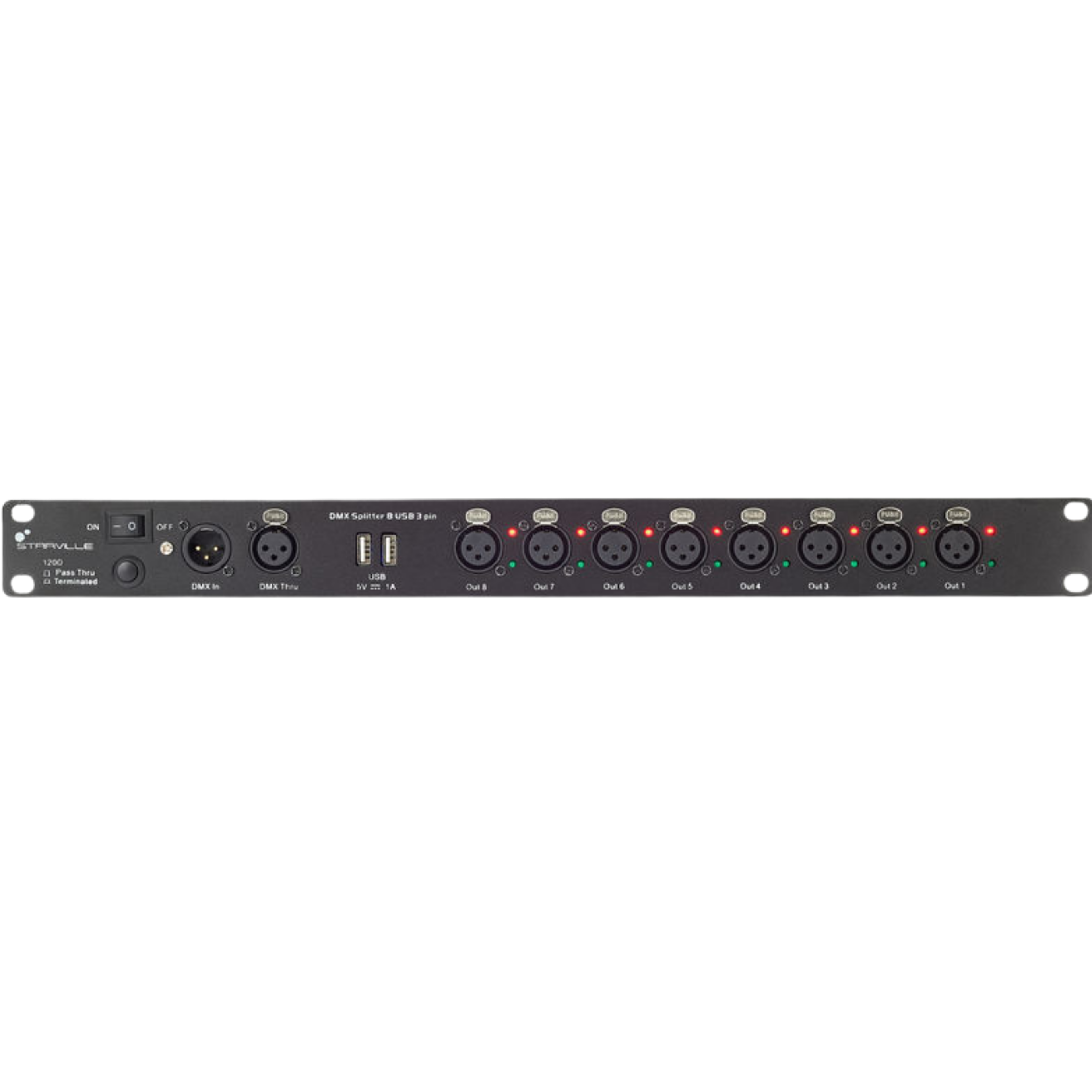 SPLITTER DMX 3 PIN (1 Univer)