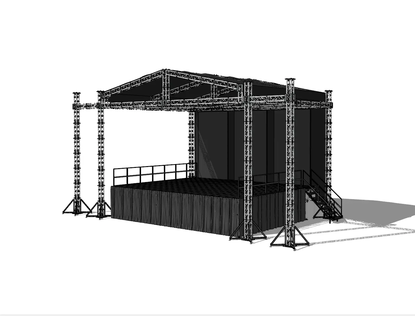 Structure et scène modulaire Spare Production
