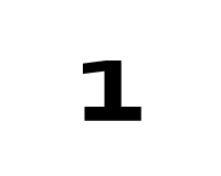 one