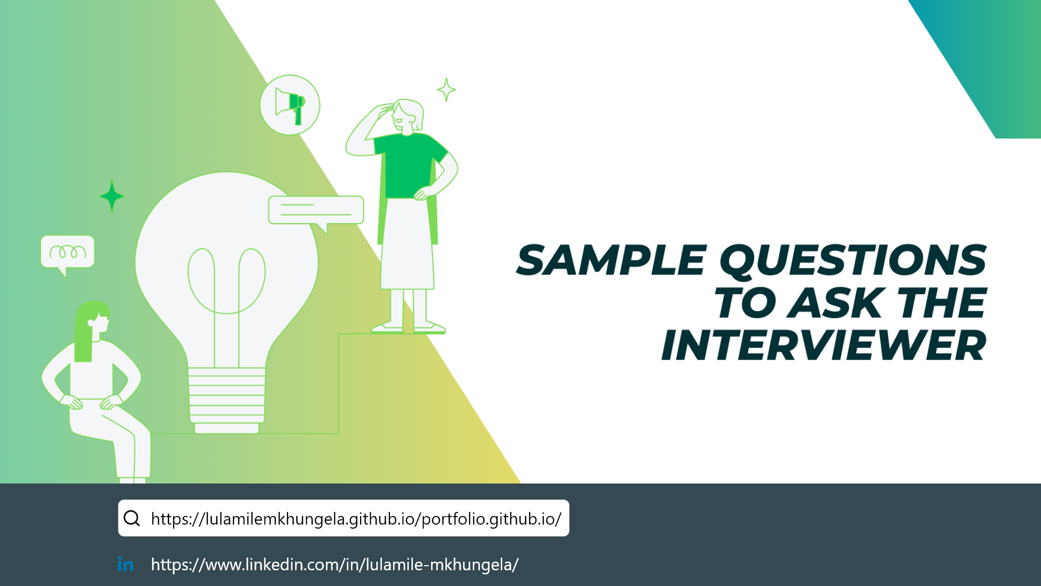 Sample Questions To Ask The Interviewer