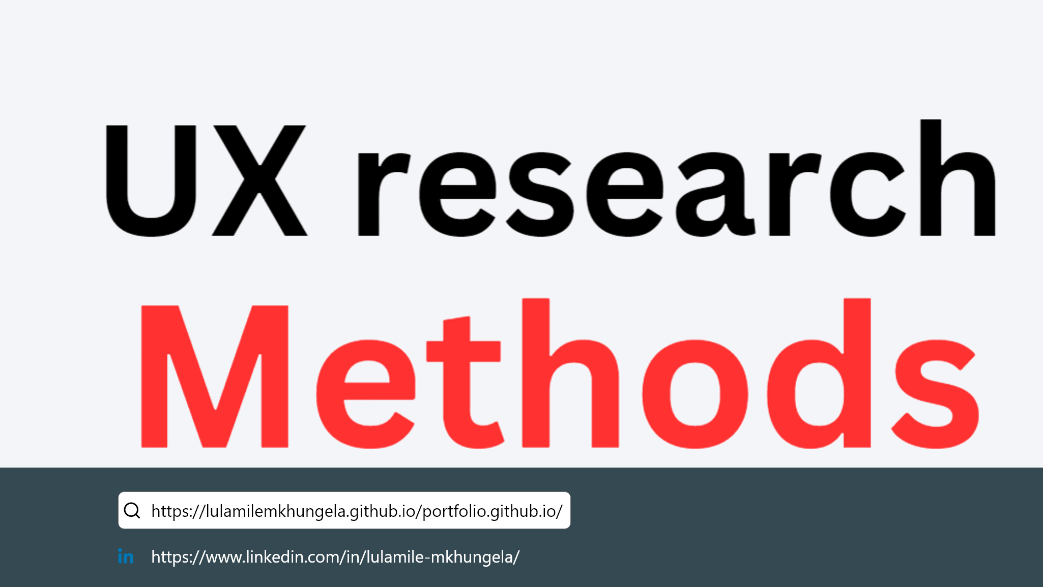 UX research methods