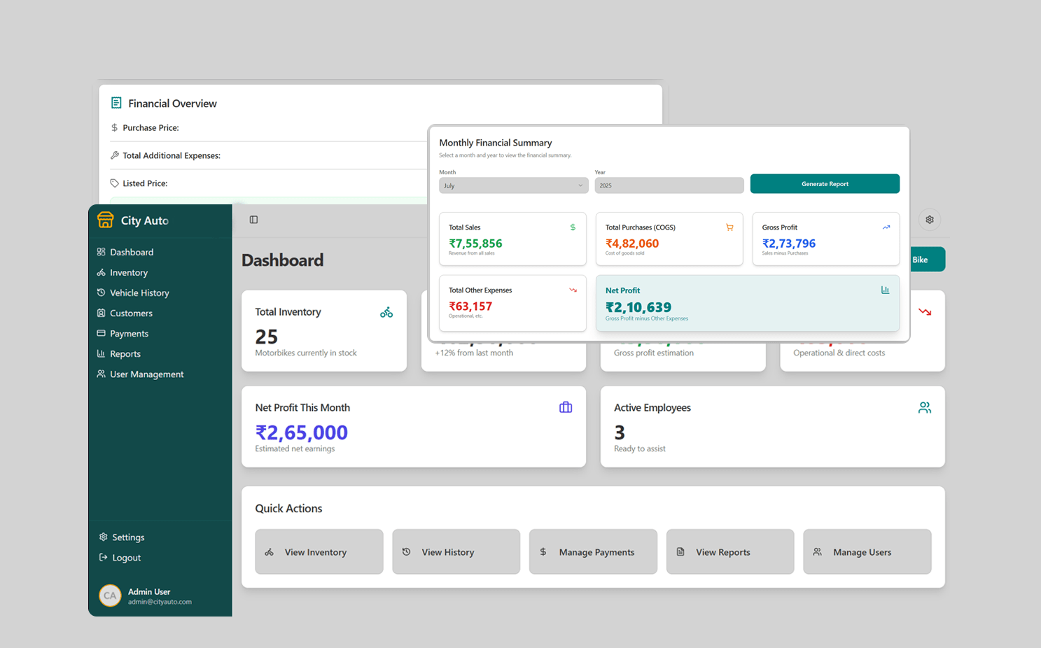 City Auto CRM