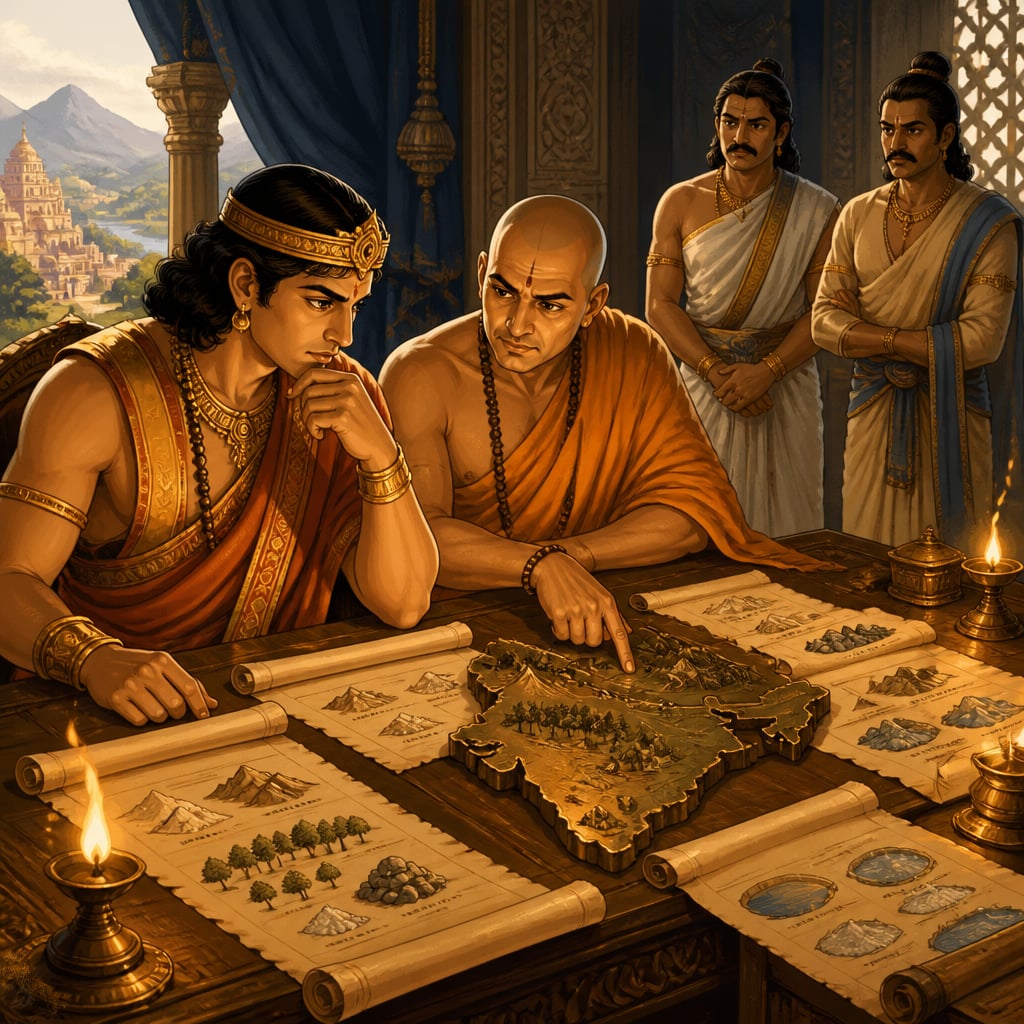 Chandragupta and Kautilya planning state enterprises