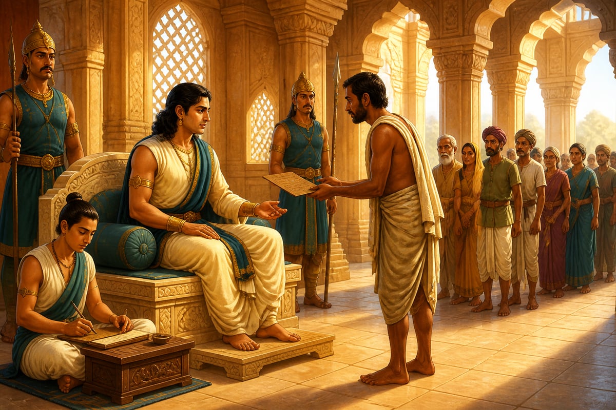 Janata-darshana petitioner before Chandragupta
