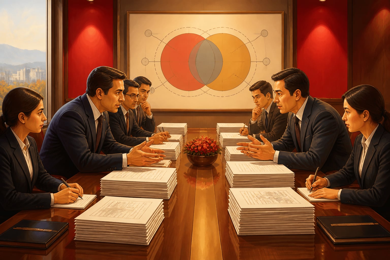 Apple and Samsung counsel teams negotiating patent cross-licensing