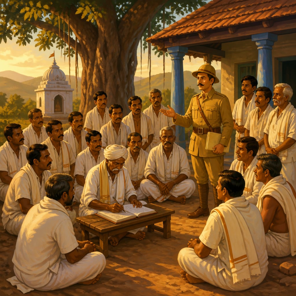 Kanaginahal farmers founding their first cooperative in 1907
