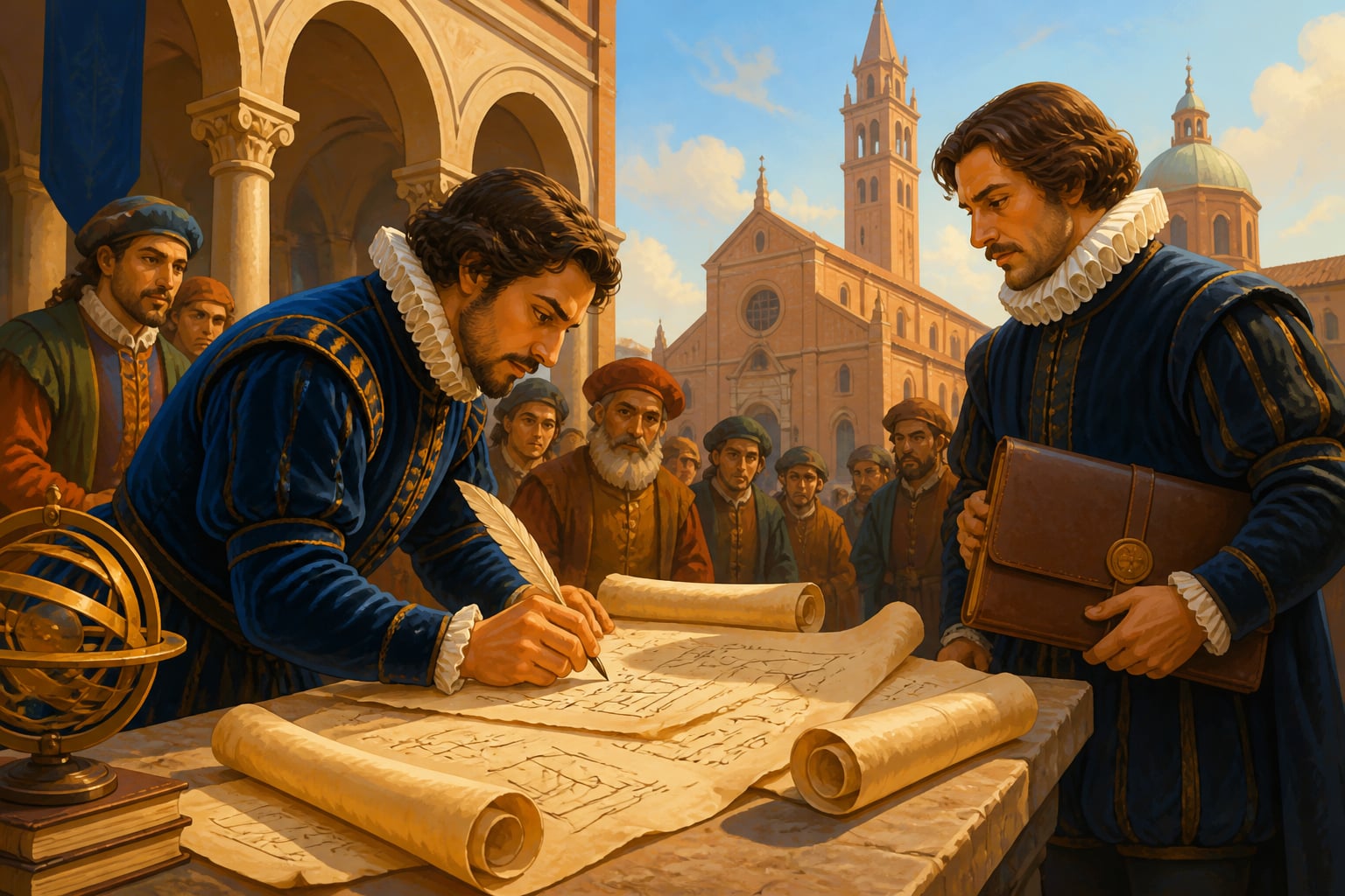 Italian Renaissance mathematicians dueling over a cubic solution