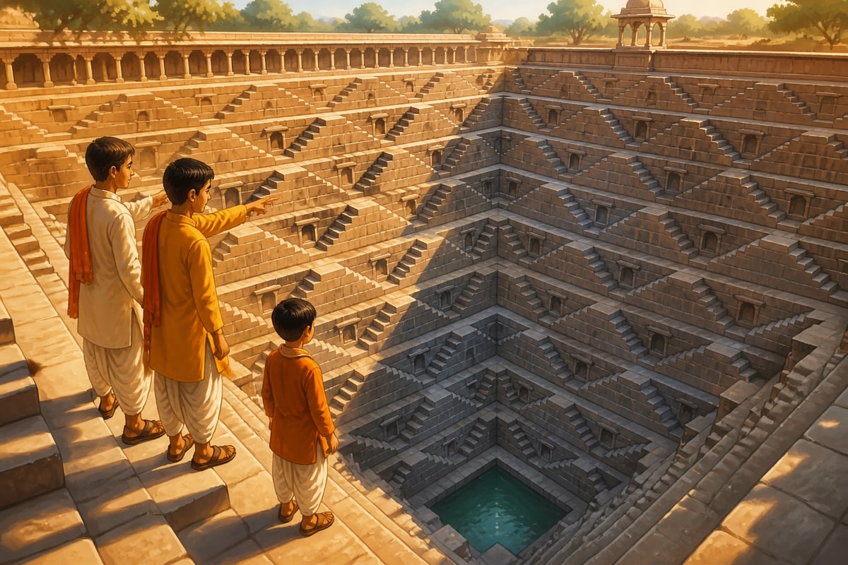 The geometric stepped descent of Chand Baori