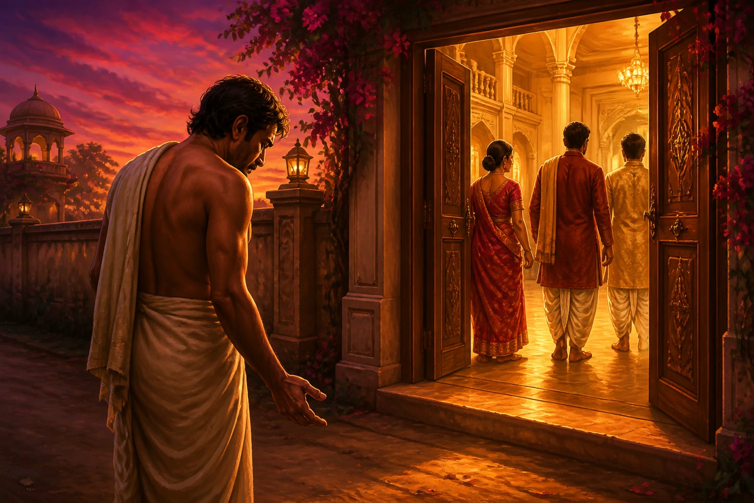 Merchant Samadhi turned out of his own home