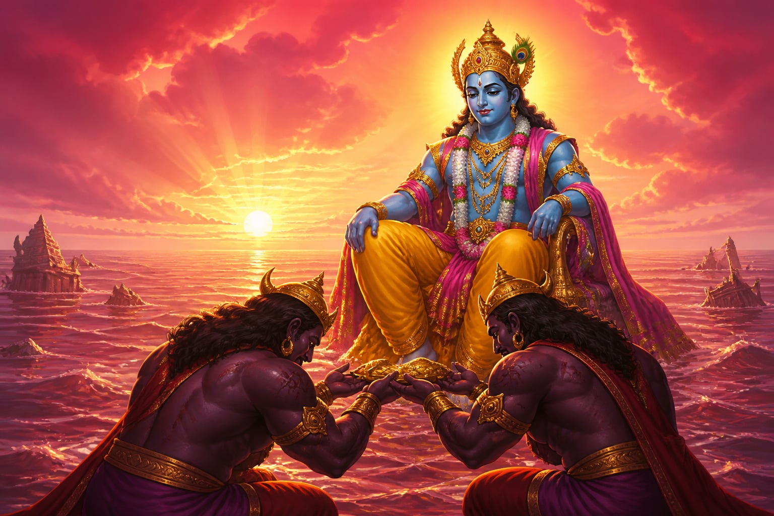 The demons undone by their own rash boon