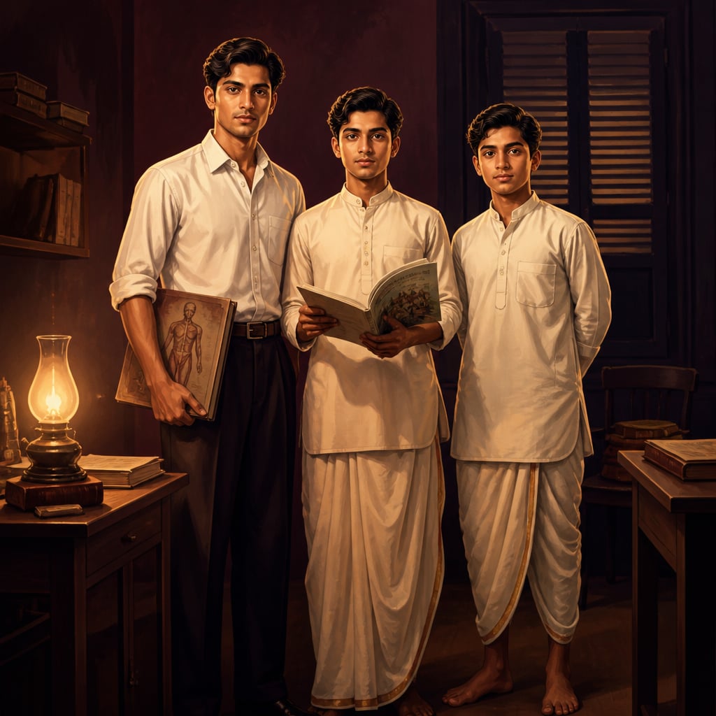 Benoy, Dinesh and Badal together before the attack