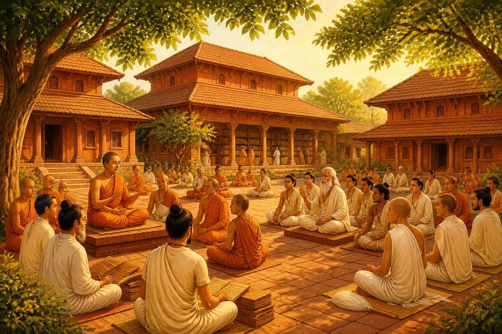 Early Nalanda university under Gupta patronage