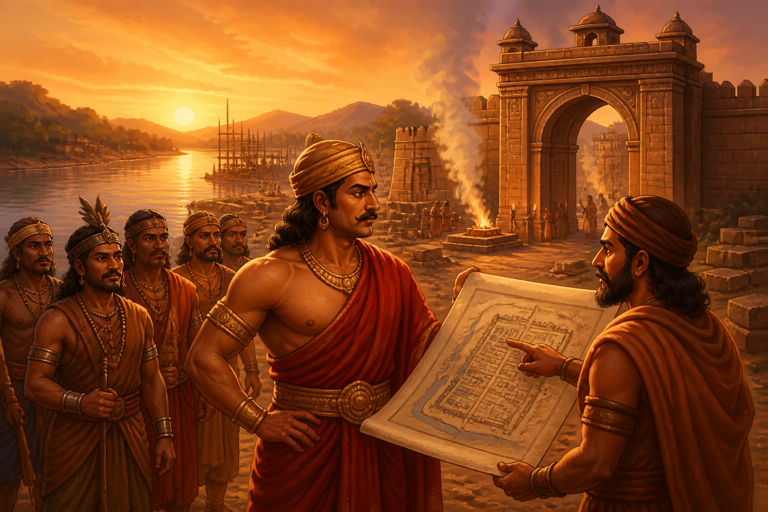 Simuka Satavahana founds the capital at Pratishthana