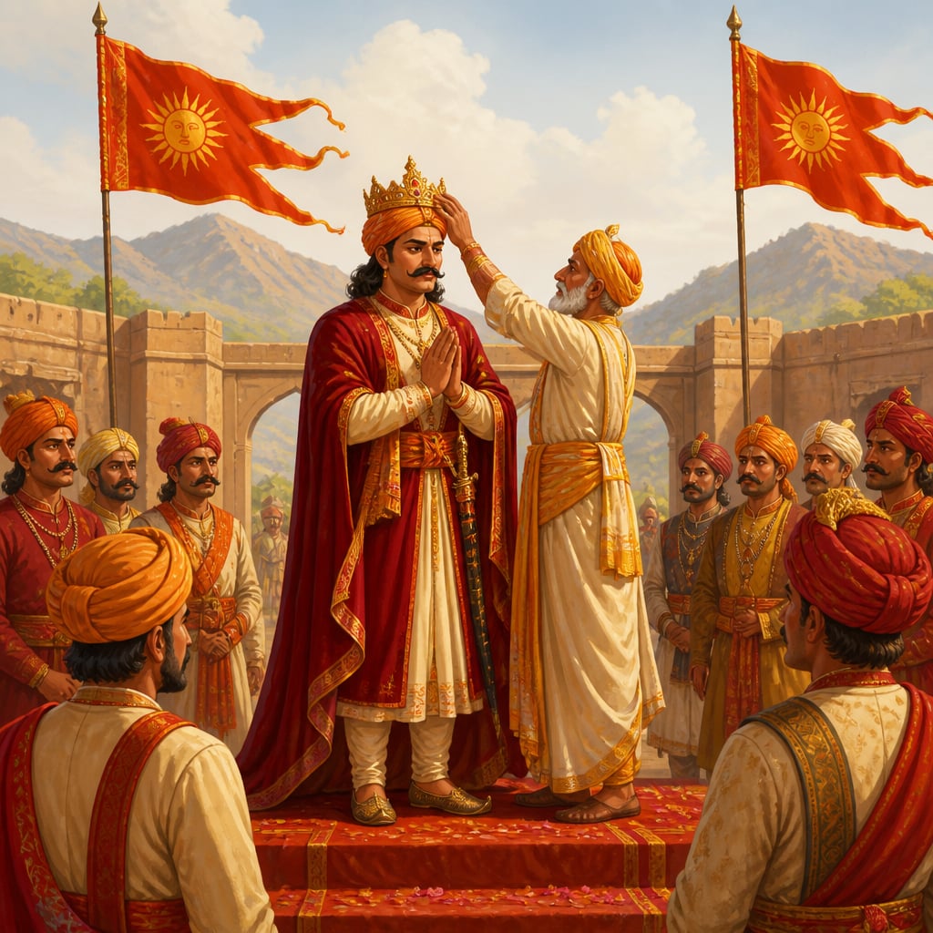 Maharana Pratap coronation at Gogunda