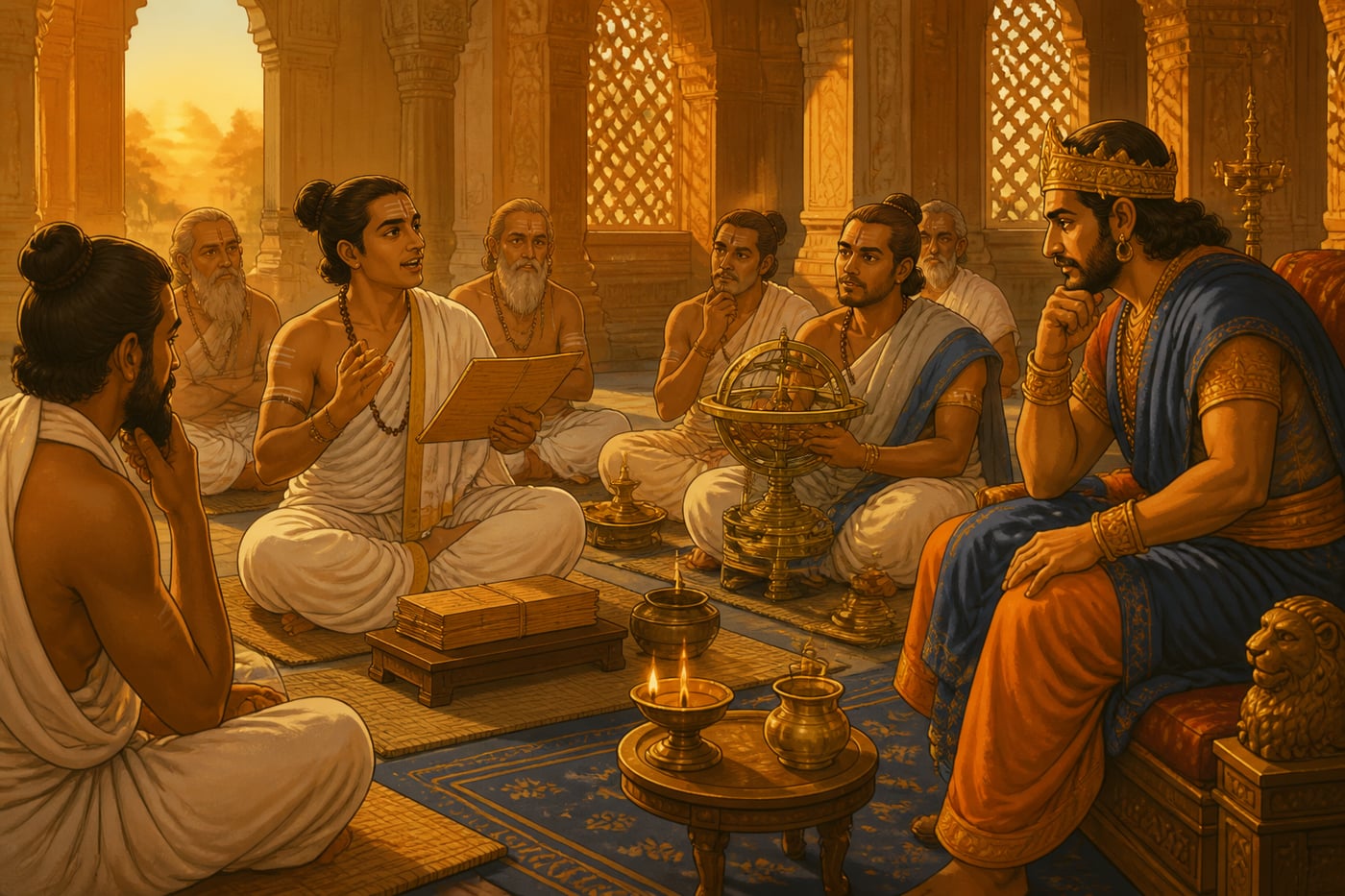 Poets, astronomers, and philosophers gathered at Nagabhata's court