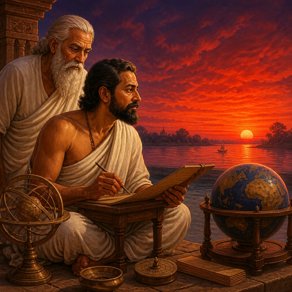 Lalla writing his chapter on wrong knowledge