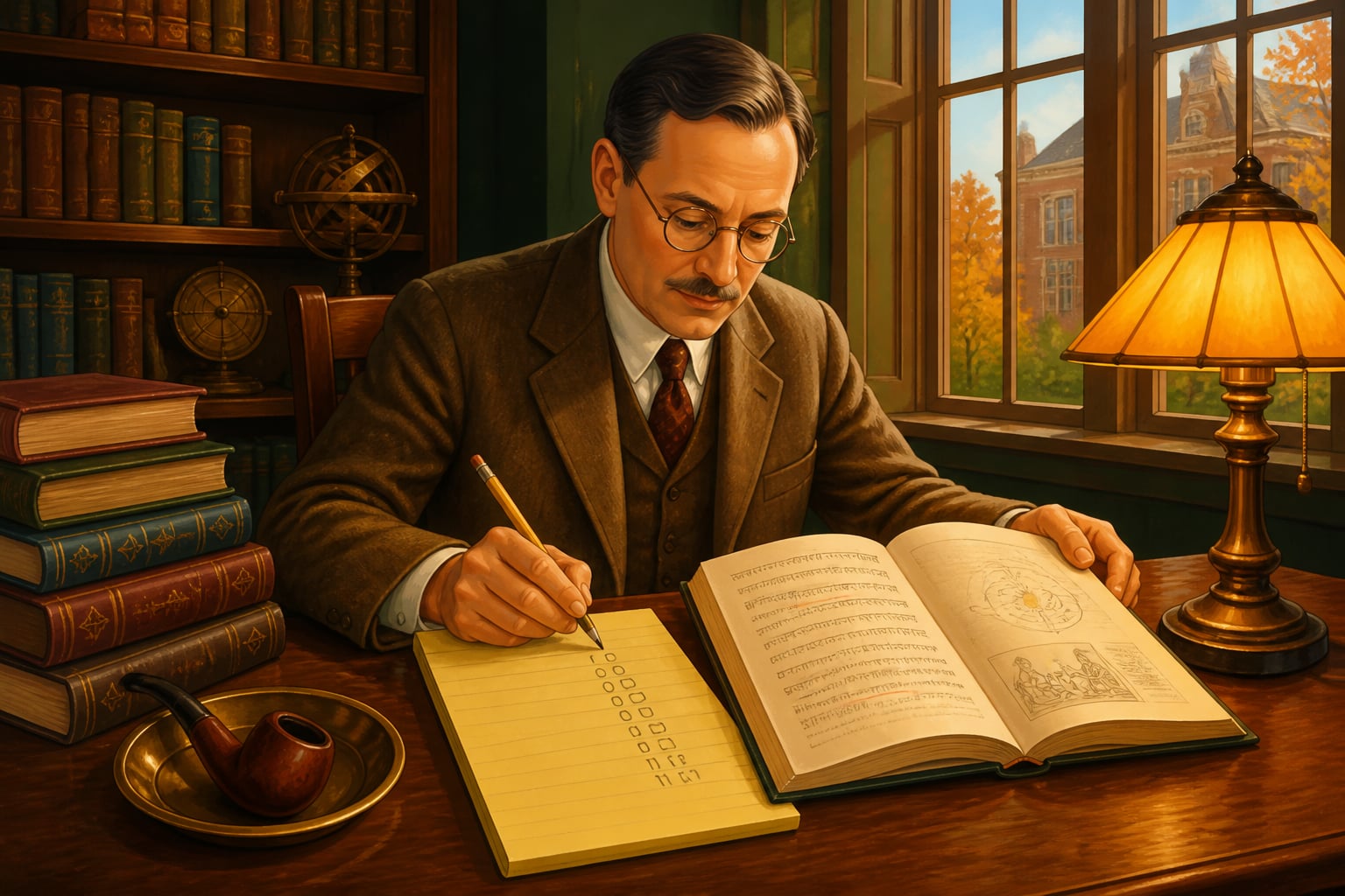 Walter Clark decoding Aryabhatiya at Harvard